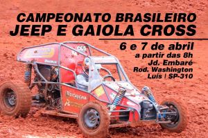 Campeonato Brasileiro de Jeep e Gaiola Cross acontece neste fim de semana em São Carlos