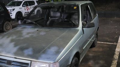 Fiat Uno furtado em Araraquara é localizado pela Polícia Militar em São Carlos