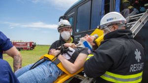 Eixo SP realiza simulado de acidentes na Bauru-Jaú