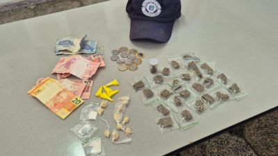Apreensão de drogas em Ibaté