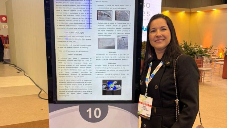 Coordenadora de enfermagem da Santa Casa apresenta trabalho sobre tratamento inovador em congresso nacional