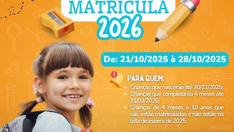Ibaté abre cadastro de intenção de matrícula para o ano letivo de 2026
