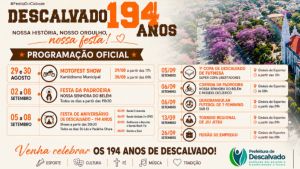 Descalvado completa 194 anos com programação especial até setembro