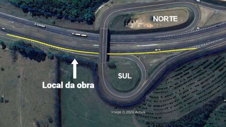 Alça da SP 310 será fechada para obras em Corumbataí