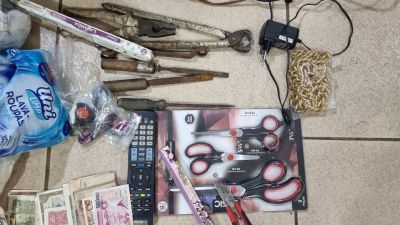 Homens são abordados na madrugada transportando eletrônicos e ferramentas na Vila Marcelino