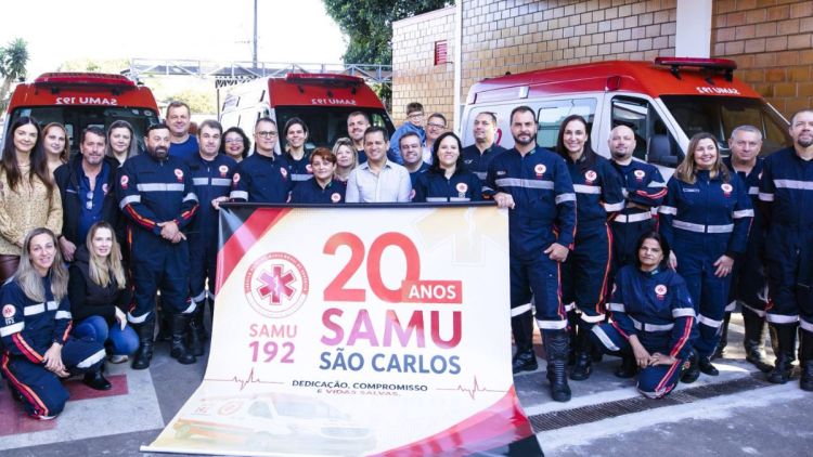 Samu São Carlos chega aos 20 anos com 384 mil atendimentos