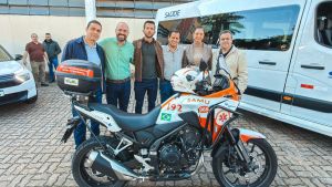Motolancia: Vereador Elton Carvalho destina R$ 100 mil para compra de nova moto e equipamentos para o SAMU