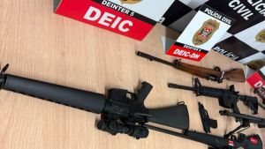 Arsenal é apreendido pela Polícia Civil na região de São José do Rio Preto