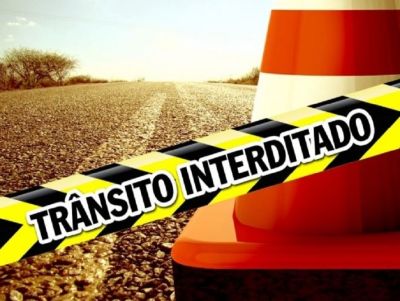 Trânsito será interditado na avenida Dr° Germano Fher Júnior