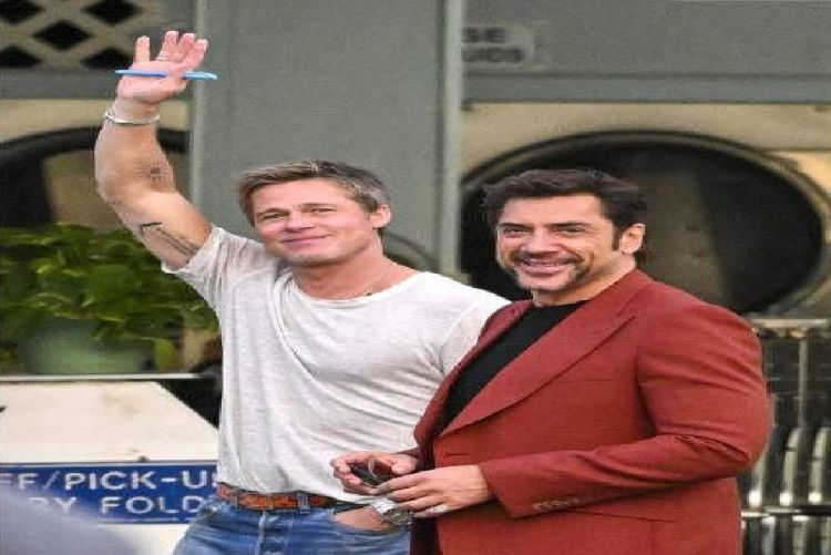 Brad Pitt e Javier Bardem aparecem juntos em set de gravação de novo filme de Fórmula 1
