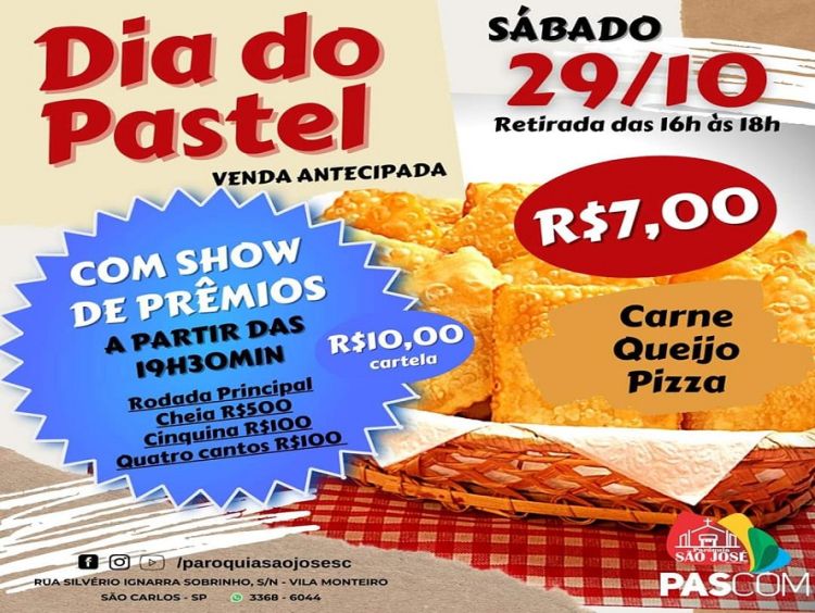 Paróquia São José realiza o &quot;Dia do Pastel&quot;