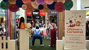 CarnaFolia leva programação infantil gratuita ao Shopping Iguatemi São Carlos durante o Carnaval
