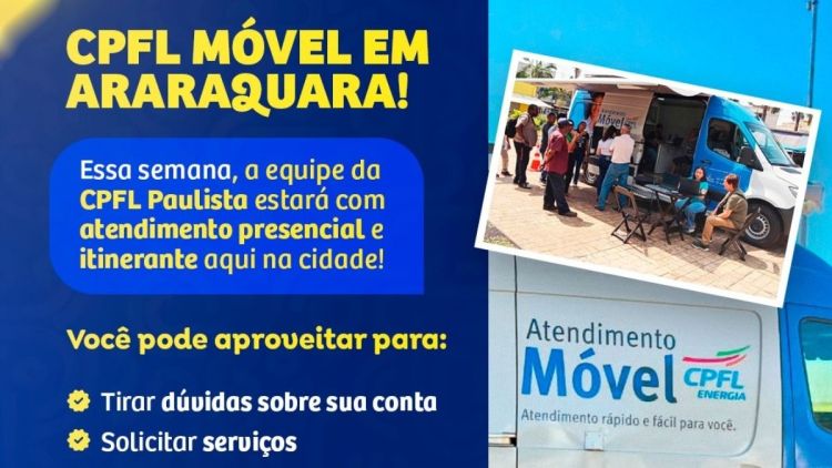 Agência móvel da CPFL estará no Parque Infantil no sábado (21)