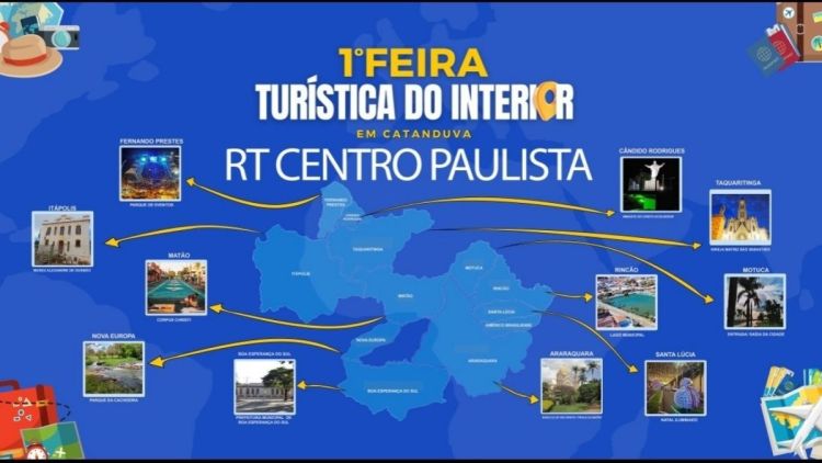 Araraquara participa da 1ª Feira Turística do Interior