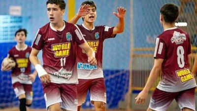 Futsal sub-14 ganha de virada e avança na Liga Sul Minas