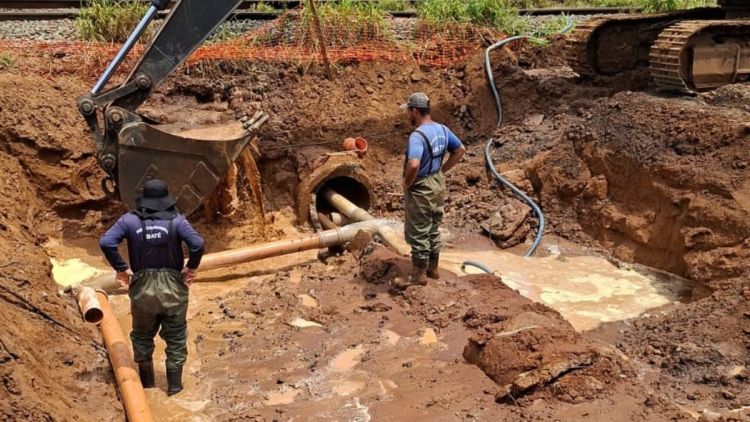 Prefeitura de Ibaté conclui primeira etapa de adequação na rede de água no Jardim Cruzado