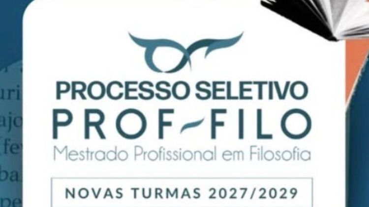 Mestrado Profissional em Filosofia divulga edital de processo seletivo