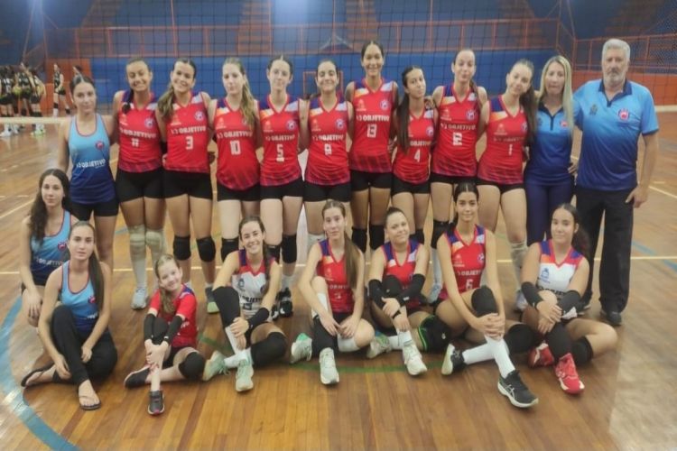 Vôlei feminino: Garantido na Série Bronze, equipe infantil de São Carlos faz treino de luxo contra Sertãozinho pela APV