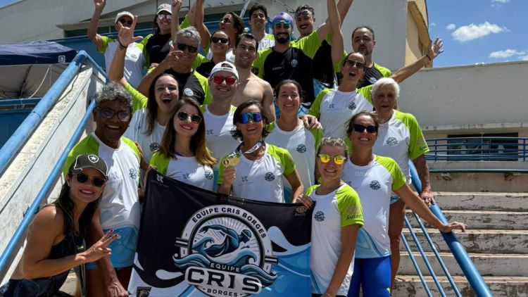 Equipe Cris Borges de Natação destaca São Carlos na etapa UNAMI Master em Santa Bárbara d&#039;Oeste