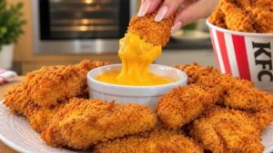 Frango crocante empanado com Doritos e molho cheddar é opção prática para fazer em casa