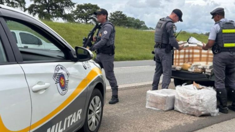 Polícia Rodoviária apreende 200 kg de drogas