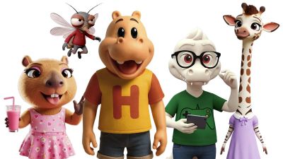 Hipopó ganha nova turminha e histórias semanais no YouTube