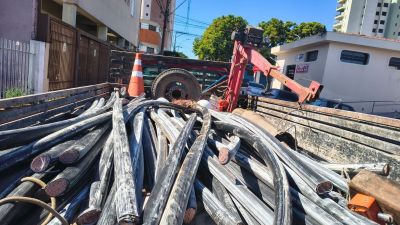 GM prende pessoas por furto de cabos em São Carlos