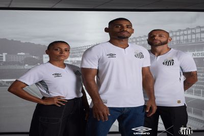 Santos apresenta novos uniformes para a temporada de 2024