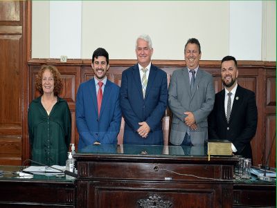 Mesa Diretora da Câmara para biênio 2023-2024 apresenta relatório dos 100 dias de gestão