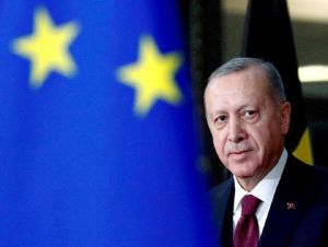 Presidente turco Tayyip Erdogan em Bruxelas