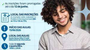 Inscrições para curso gratuito de Lógica de Programação em Ibaté são prorrogadas até 12 de junho