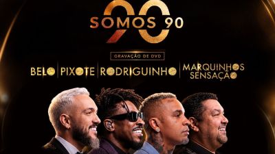 Belo, Pixote, Rodriguinho e Marquinhos Sensação se unem em Somos 90