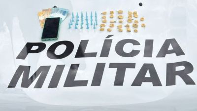 Tráfico em praça pública denúncia leva à prisão de suspeito em Torrinha