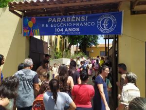 Escola Estadual Eugênio Franco completa 104 anos neste domingo