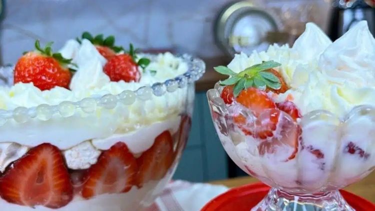 Aprenda a fazer merengue de morango