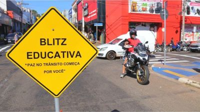 Mobilidade Urbana promove ação de conscientização no trânsito