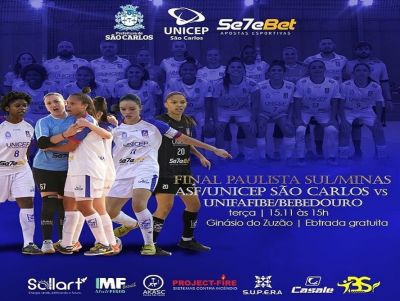 Em casa ASF/UNICEP São Carlos encara Bebedouro pela Final do Campeonato Paulista Sul Minas