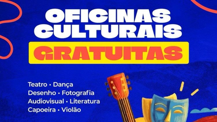 Secretaria de Cultura e Turismo abre as inscrições para oficinas culturais gratuitas