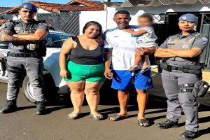 PM resgata criança presa dentro de carro em Sertãozinho