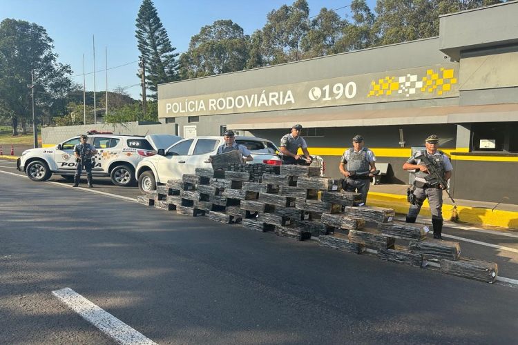 Motorista de caminhonete furtada é preso com quase 1 tonelada de maconha