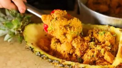 Farofa de abacaxi diferente e especial que você não encontra em qualquer lugar