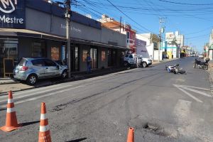 Acidente deixa motociclista ferido em Araraquara