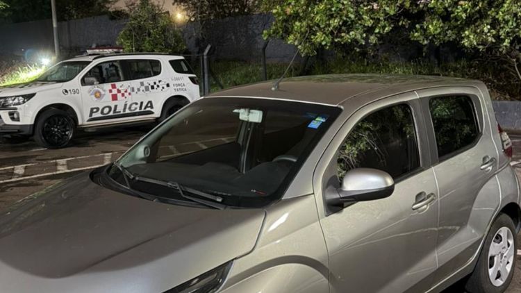 Veículo furtado é recuperado pela Força Tática