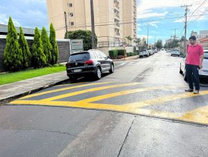 Instalação de redutores de velocidade  atende pedido do vereador Bruno Zancheta