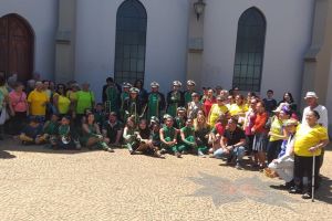 Banda Marcial de Ibaté participa da Semana Cultural Gustavo Teixeira em São Pedro