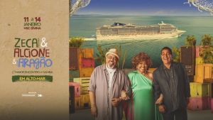 Zeca Pagodinho &amp; Alcione &amp; Jorge Aragão celebram turnê com o Navio "O Maior Encontro do Samba em Alto-Mar"