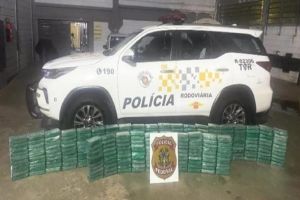 Polícia encontra mais de 300 quilos de cocaína em caminhão
