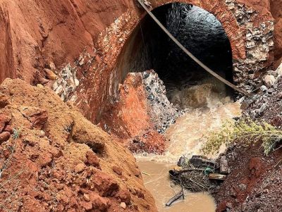 Prefeitura notifica RUMO sobre diminuição de vazão no monjolinho durante intervenção emergencial