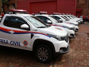 Defesa Civil do Estado recebe 48 novas viaturas para municípios da região de Piracicaba