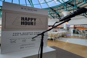 Iguatemi São Carlos terá ‘Happy Hour na Praça’ às quartas-feiras com gastronomia variada e música ao vivo